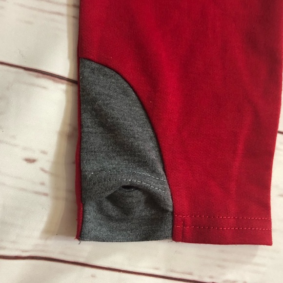 Black White Grey Red Plaid Double Hooded Hoodie - Picture 4 of 8